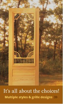 Wood Combination Door